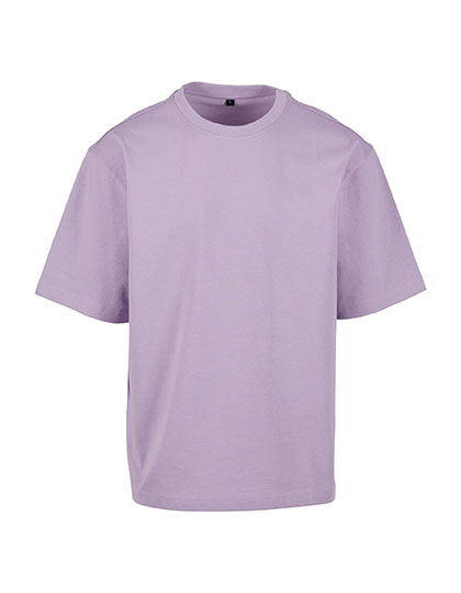 Koszulka bawełniana luźny krój BY391 - Lilac