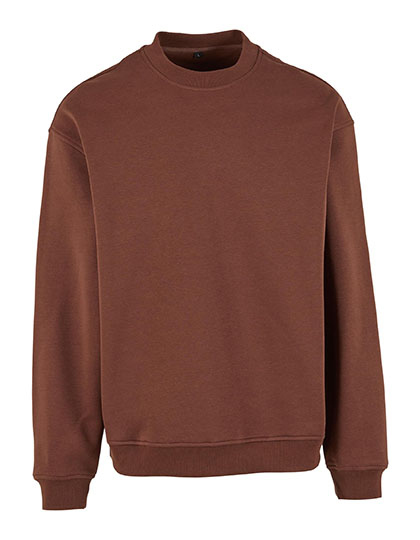 Bluza Luzny Kroj Bawelna Poliester BY409 - Chocolate Brown