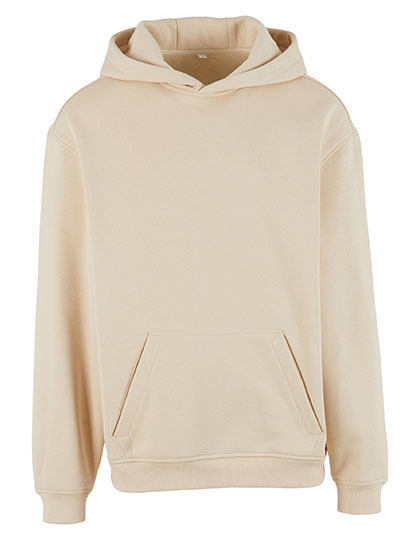 Bluza z Kapturem Luzna Bawelniano Poliestrowa BY410 - Sand