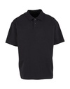 Koszulka Polo Oversize Bawełniana BY421 - Black