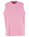 Koszulka bez rekawow Oversize Bawelniana Vintage BY429 - Cool Pink