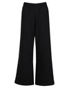 Spodnie Damskie Joggery Bawelniane Szeroka Nogawka BY431 - Black