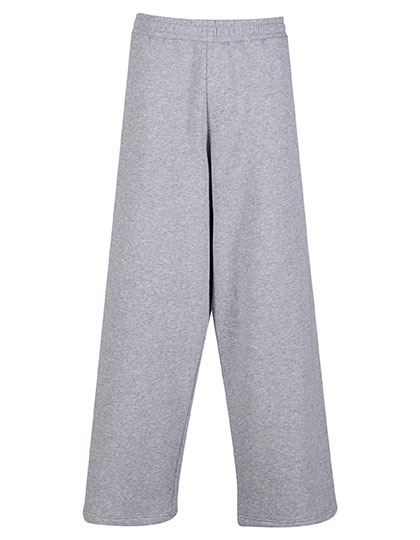 Spodnie Luzne Szerokie Nogawki Bawelna Poliester BY442 - Heather Grey