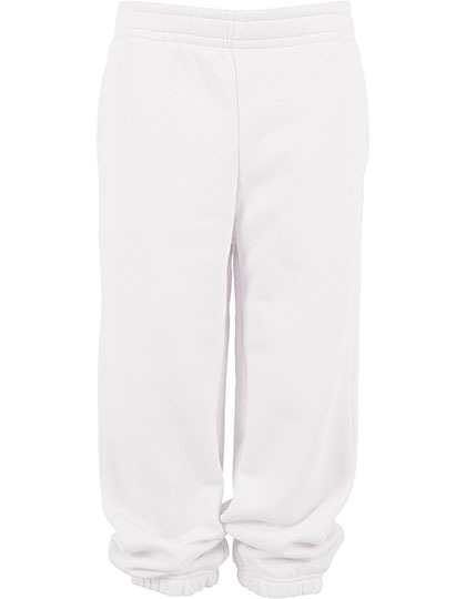Spodnie dziecięce długie z gumką BYBB033 - White
