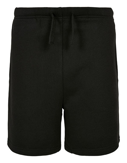 Spodnie Krotkie Dresowe Bawelna Poliester Szczotkowane BYBB034 - Black
