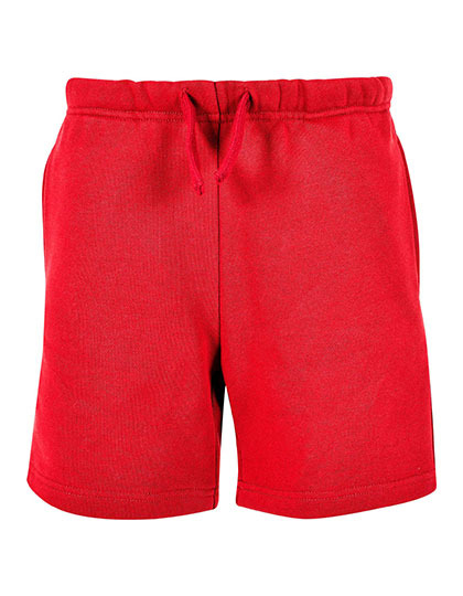 Spodnie Krotkie Dresowe Bawelna Poliester Szczotkowane BYBB034 - City Red
