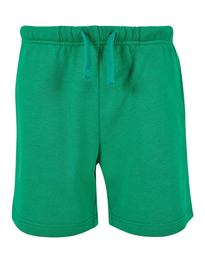 Spodnie Krotkie Dresowe Bawełna Poliester Szczotkowane BYBB034 - Grass Green