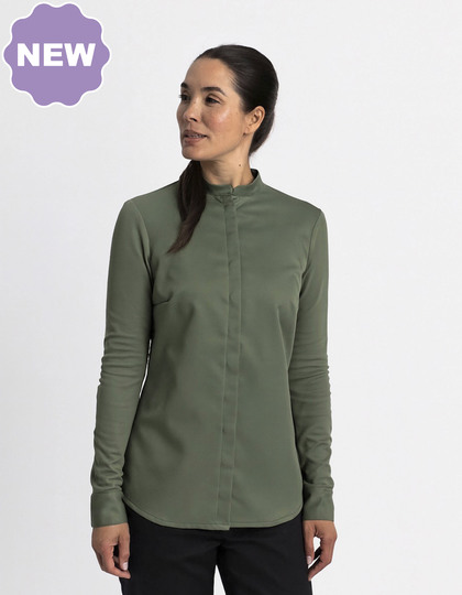 Koszula Damska Tencel Oddychająca CGW03785 - Black