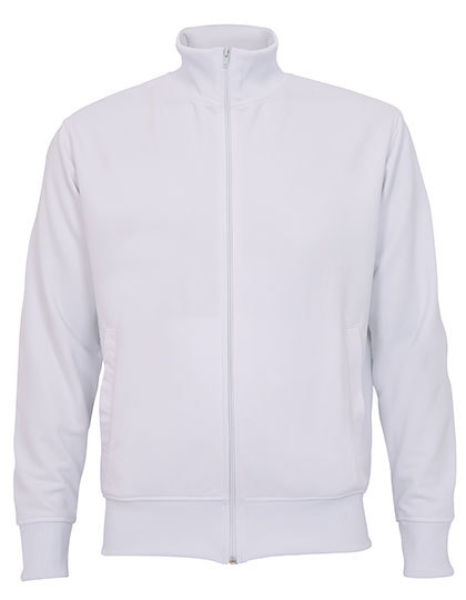 Kurtka Treningowa Meska Poliestrowa Oddychajaca CN440 - White