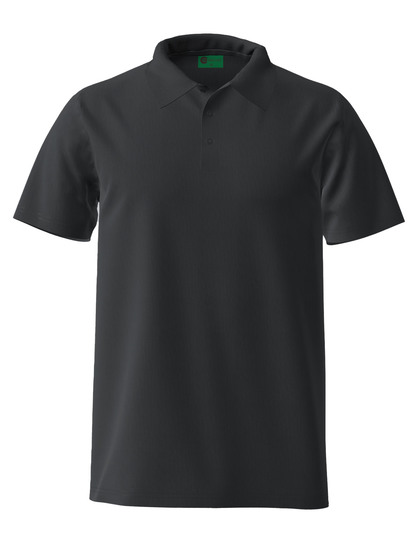 Koszulka Polo Klasyczny Kroj Odprowadzajaca Wilgoc EC30403 - Black