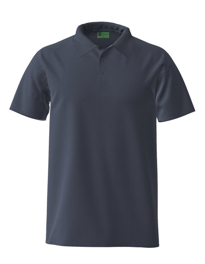 Koszulka Polo Klasyczny Kroj Odprowadzajaca Wilgoc EC30403 - Navy