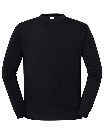 Bluza Klasyczna Bawelniana Szczotkowana F306 - Black