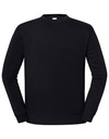 Bluza Klasyczna Bawelniana Szczotkowana F306 - Black