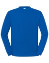 Bluza Klasyczna Bawelniana Szczotkowana F306 - Royal Blue