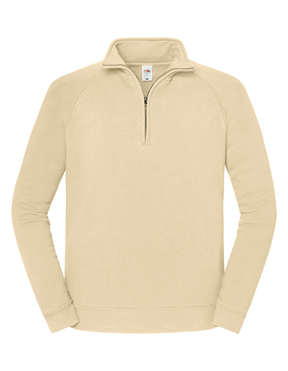 Bluza Klasyczna Bawelniana z Zamkiem F383 - Desert Sand