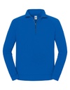 Bluza Klasyczna Bawelniana z Zamkiem F383 - Royal Blue