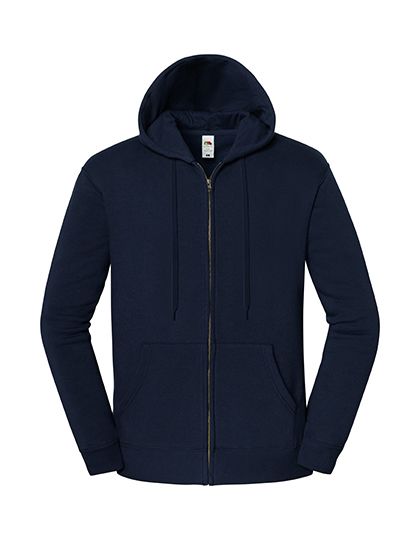Bluza Klasyczna Bawelna Poliester Zamek F402 - Deep Navy