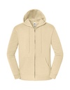 Bluza Klasyczna Bawelna Poliester Zamek F402 - Desert Sand