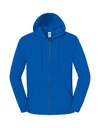 Bluza Klasyczna Bawelna Poliester Zamek F402 - Royal Blue