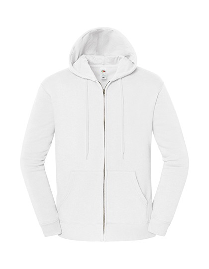 Bluza Klasyczna Bawelna Poliester Zamek F402 - White
