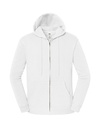 Bluza Klasyczna Bawelna Poliester Zamek F402 - White