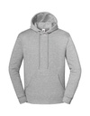 Bluza Klasyczna Bawełniana z Kapturem F431 - Athletic Heather