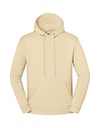 Bluza Klasyczna Bawelniana z Kapturem F431 - Desert Sand