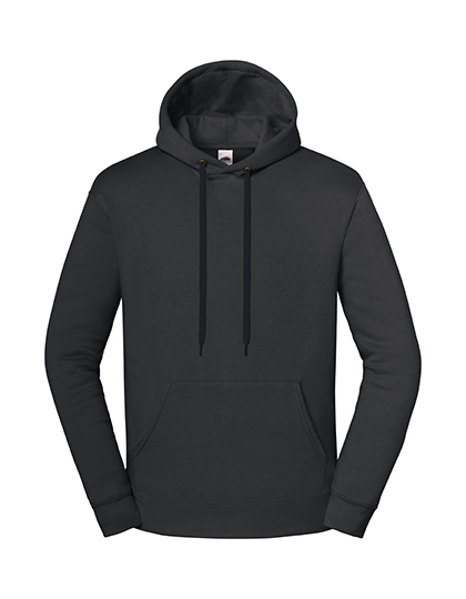 Bluza Klasyczna Bawełniana z Kapturem F431 - Light Graphite (Solid)