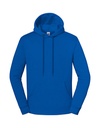 Bluza Klasyczna Bawelniana z Kapturem F431 - Royal Blue