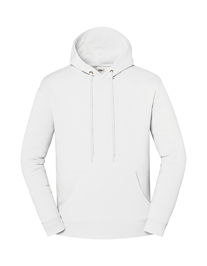 Bluza Klasyczna Bawelniana z Kapturem F431 - White