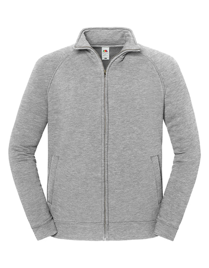 Bluza Klasyczna Bawelniana Z Zamkiem F456 - Athletic Heather