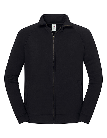 Bluza Klasyczna Bawelniana Z Zamkiem F456 - Black