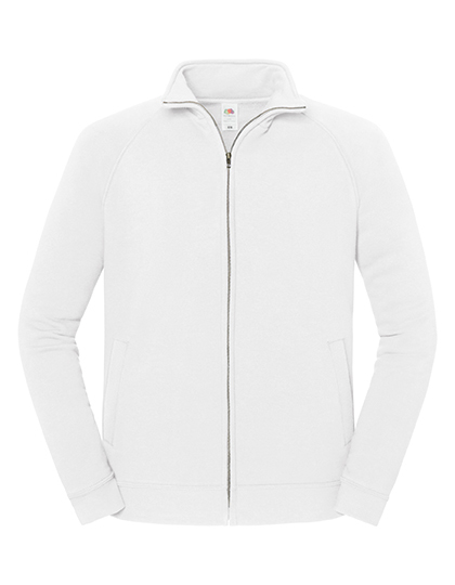 Bluza Klasyczna Bawelniana Z Zamkiem F456 - White
