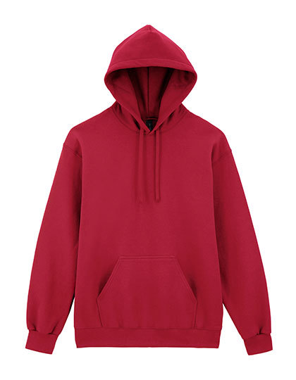 Bluza Klasyczna Bawełniana z Kapturem G19500 - Cherry Red