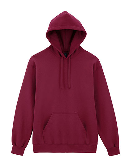 Bluza Klasyczna Bawelniana z Kapturem G19500 - Garnet