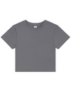 Koszulka Croppowana Poliester Elastan JC215 - Platinum Grey