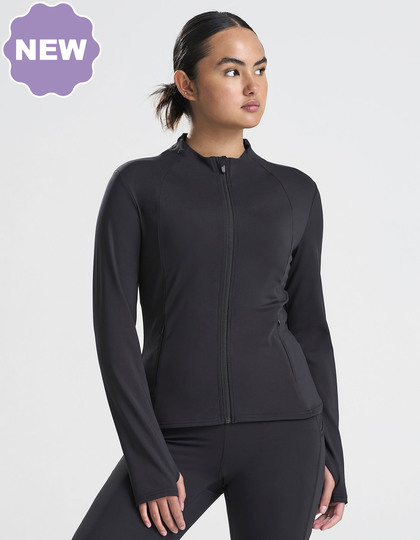 Kurtka Slim Fit Odprowadzajaca Wilgoc Stretch JC219 - Jet Black