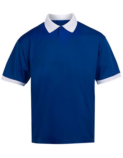 Koszulka Polo Retro Dwukolorowa JC442 - Dark Royal