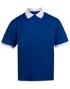 Koszulka Polo Retro Dwukolorowa JC442 - Dark Royal