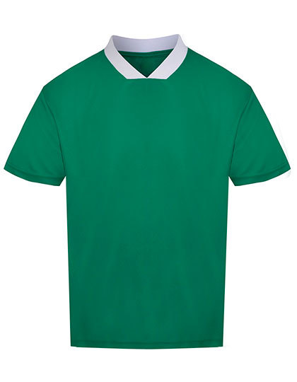 Koszulka Polo Retro Dwukolorowa JC442 - Green