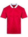 Koszulka Polo Retro Dwukolorowa JC442 - Red