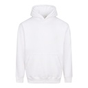 Bluza Z Kapturem Mieszanka Bawelny Poliestru JH111 - Arctic White