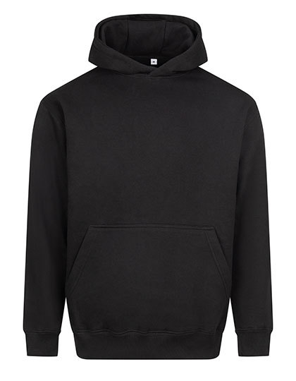 Bluza Z Kapturem Mieszanka Bawelny Poliestru JH111 - Deep Black