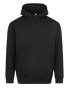 Bluza Z Kapturem Mieszanka Bawelny Poliestru JH111 - Deep Black