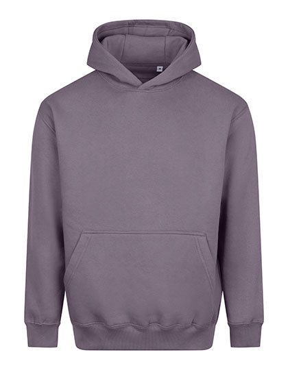 Bluza Z Kapturem Mieszanka Bawelny Poliestru JH111 - Dusty Lilac