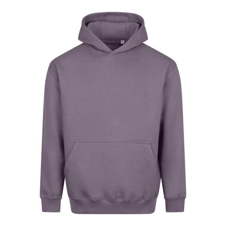 Bluza Z Kapturem Mieszanka Bawelny Poliestru JH111 - Dusty Lilac