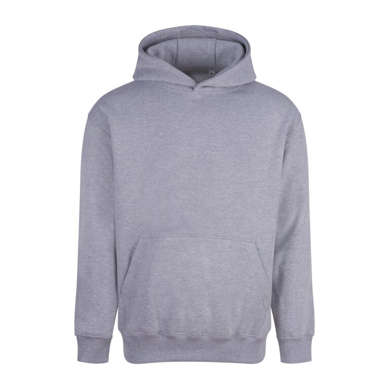 Bluza Z Kapturem Mieszanka Bawelny Poliestru JH111 - Heather Grey
