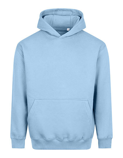 Bluza Z Kapturem Mieszanka Bawelny Poliestru JH111 - Ice Blue