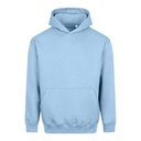 Bluza Z Kapturem Mieszanka Bawelny Poliestru JH111 - Ice Blue