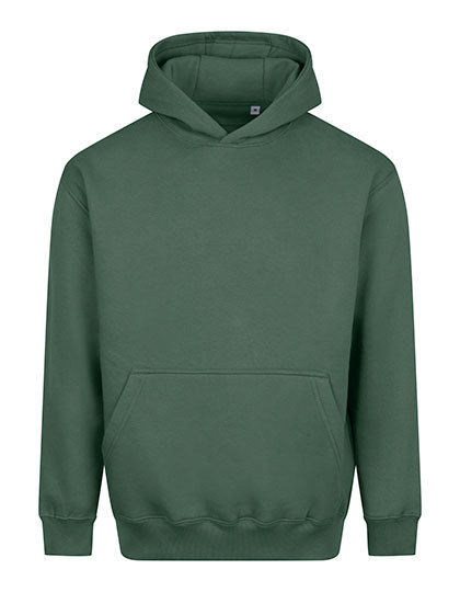 Bluza Z Kapturem Mieszanka Bawelny Poliestru JH111 - Moss Green